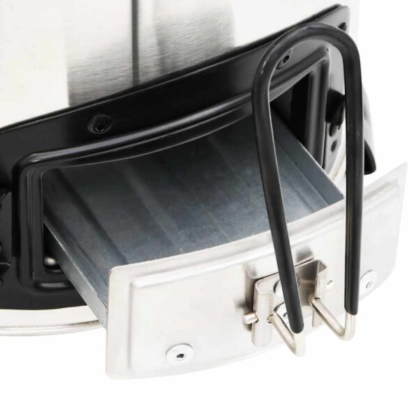 Kuchenka na drewno, z wentylatorem USB, stal, 35,5x26x28 cm - obrazek 10
