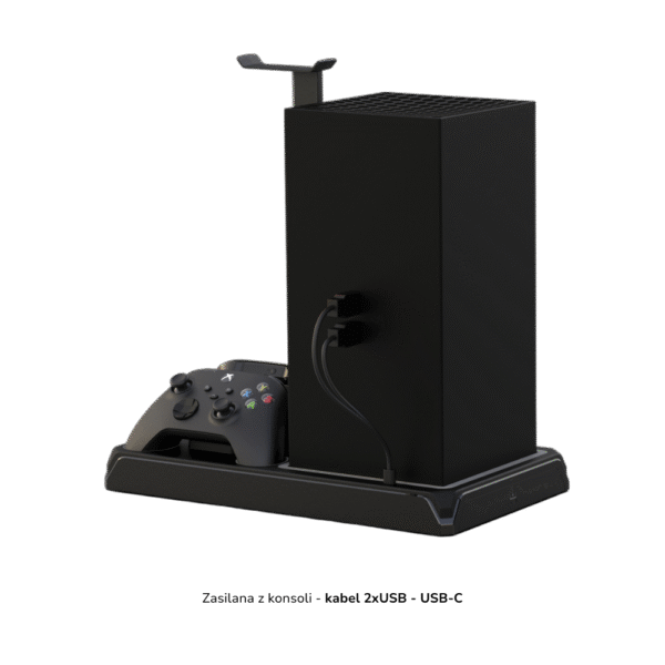 YAXO Podstawka chłodząca i ładująca XENO FROST do XBOX Series X/S Techno Black - obrazek 5