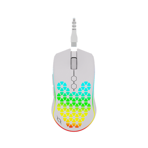 AQIRYS Myszka Dual Mode: Wirelles+Wired POLARIS white - obrazek 6