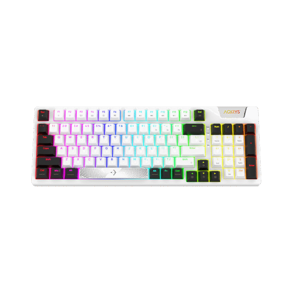 AQIRYS Klawiatura mechaniczna 96%/95 klawiszy przewodowa ADARA white/black - obrazek 4