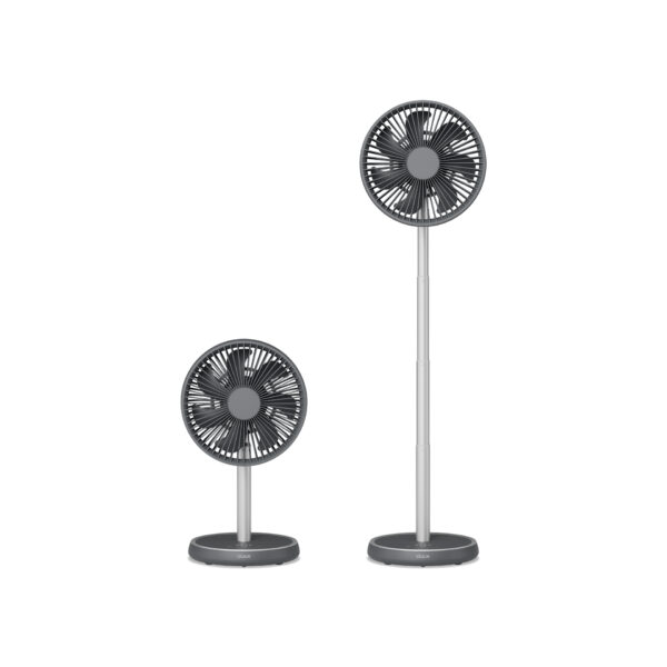 Wentylator Duux Rize Flex | Podłogowy | Szary | 21 cm | 4 prędkości - obrazek 3