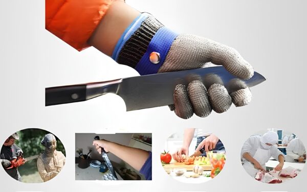 Antyprzecięciowe przebicie uniwersalna rękawica M odporna na cięcie do pracy - obrazek 2