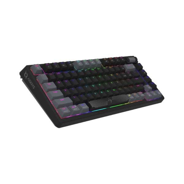 AQIRYS Klawiatura mechaniczna 75%/81 klawiszy przewodowa ADARA MINI LE black/grey - obrazek 5