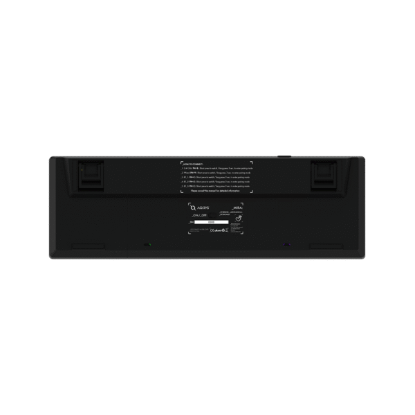 AQIRYS Klawiatura mechaniczna 65%/68 klawiszy Dual Mode: Wirelles&BT+Wired MIRA black - obrazek 14