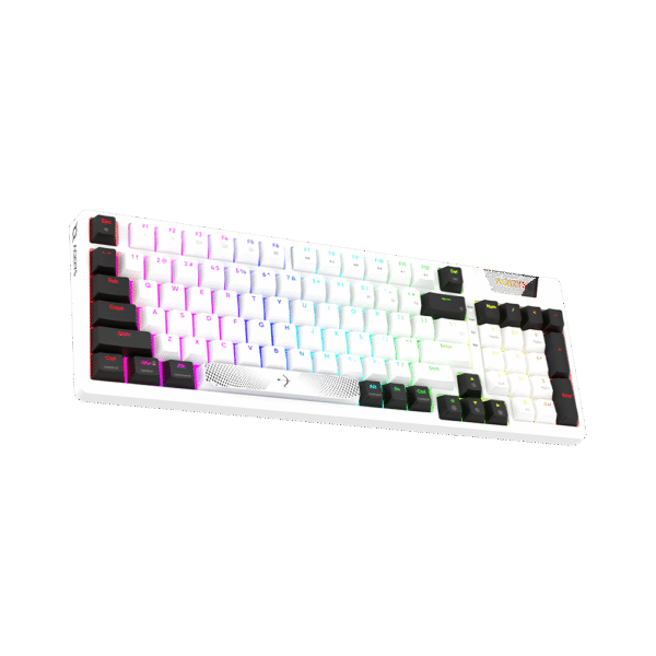 AQIRYS Klawiatura mechaniczna 96%/95 klawiszy przewodowa ADARA white/black - obrazek 3