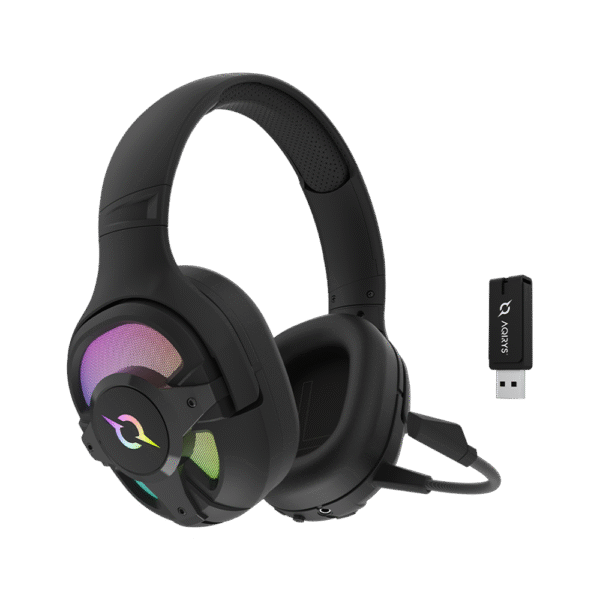 AQIRYS Słuchawki Dual Mode: Wirelles&BT+Wired ARA black - obrazek 5