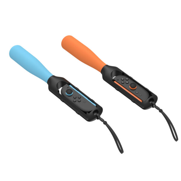 YAXO Uchwyt do Joy-Con BASEBALL SET do NS/NS2 Inferno Orange&Hydro Blue - obrazek 3