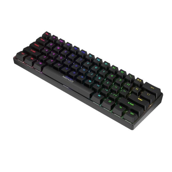 YAXO Klawiatura mechaniczna 61 klawiszy NUXLAK Outemu RS Techno Black - obrazek 6