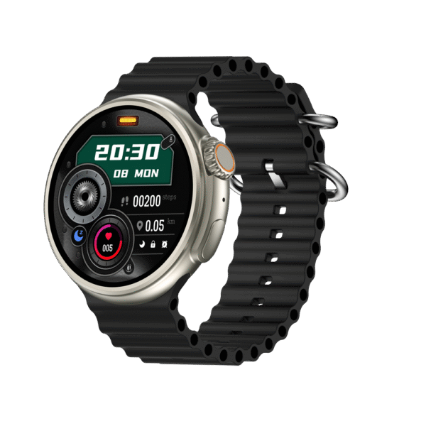 YAXO Smartwatch OXNARD Titanium Black