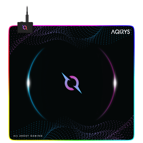 AQIRYS Podkładka ECLIPSE RGB Medium 450x400 - obrazek 2