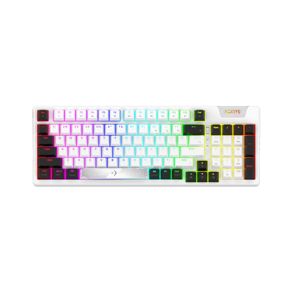 AQIRYS Klawiatura mechaniczna 96%/95 klawiszy przewodowa ADARA white/black - obrazek 2