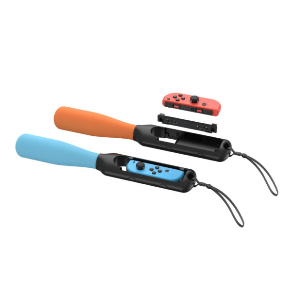 YAXO Uchwyt do Joy-Con BASEBALL SET do NS/NS2 Inferno Orange&Hydro Blue - obrazek 4