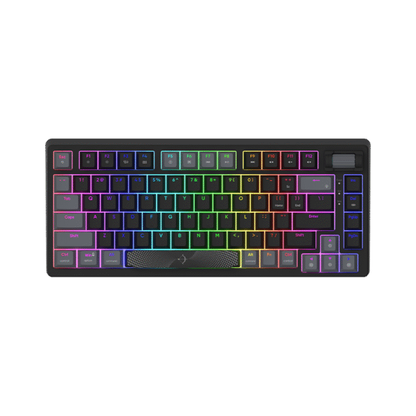 AQIRYS Klawiatura mechaniczna 75%/81 klawiszy przewodowa ADARA MINI LE black/grey - obrazek 2