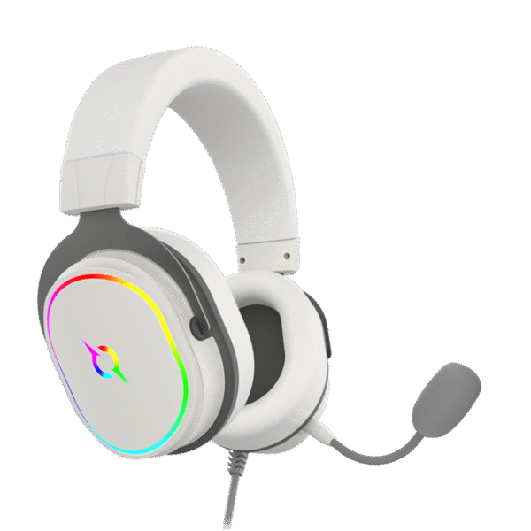 AQIRYS Słuchawki przewodowe ALTAIR 7.1 RGB white - obrazek 2