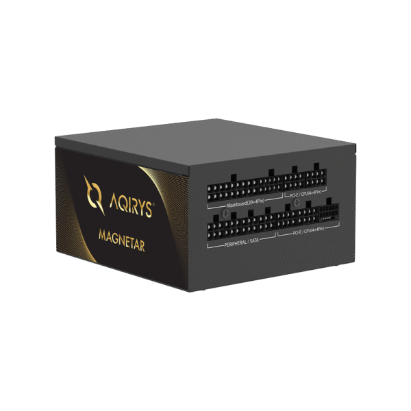 AQIRYS Zasilacz ATX / 80 Plus Gold Certified MAGNETAR 750W PCIe 5.0 8YW black