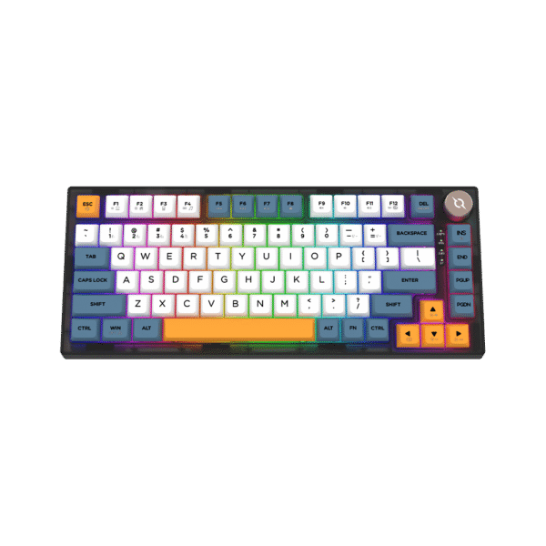 AQIRYS Klawiatura mechaniczna 75%/82 klawiszy Dual Mode: Wirelles&BT+Wired LIBERTAS black - obrazek 4