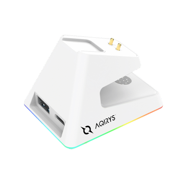 AQIRYS Myszka Dual Mode: Wirelles+Wired ZEPHYR white - obrazek 10