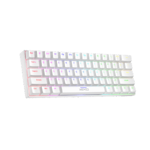 YAXO Klawiatura mechaniczna 61 klawiszy NUXLAK Outemu RS Alpine White