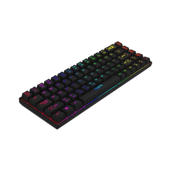 AQIRYS Klawiatura mechaniczna 65%/68 klawiszy Dual Mode: Wirelles&BT+Wired MIRA black - obrazek 10