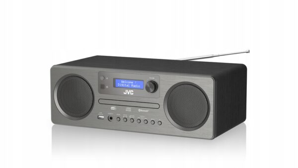 Odtwarzacz JVC RD-E861B-DAB wieża z Bluetooth DAB+ AUX USB, pilot - obrazek 7