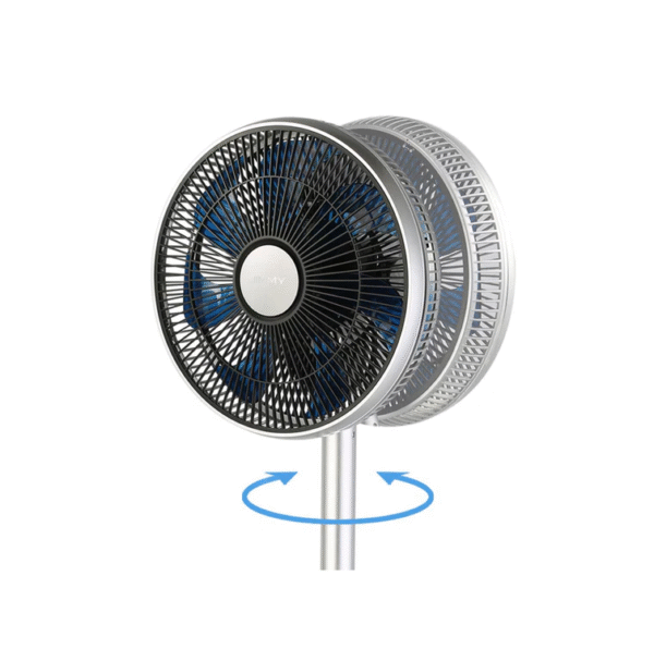 Wentylator stojący Jimmy JF41 Pro, 25 cm, 20 W, zdalne sterowanie, oscylacja 360° - obrazek 3