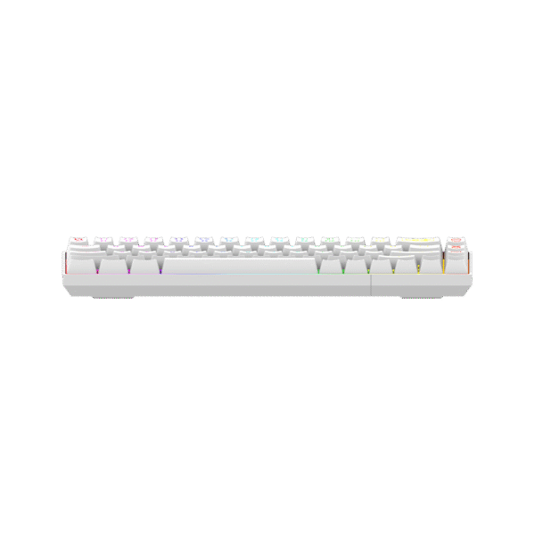 AQIRYS Klawiatura mechaniczna 65%/68 klawiszy Dual Mode: Wirelles&BT+Wired MIRA white - obrazek 6