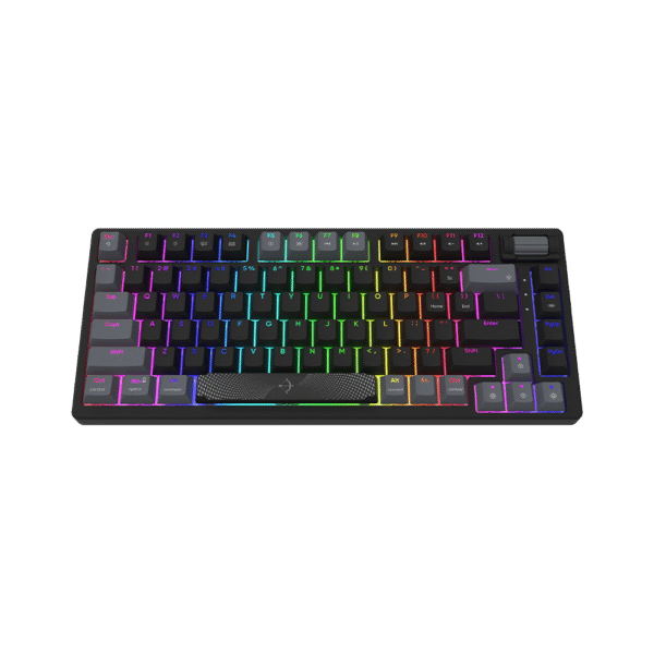 AQIRYS Klawiatura mechaniczna 75%/81 klawiszy przewodowa ADARA MINI LE black/grey - obrazek 4