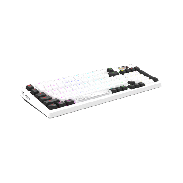 AQIRYS Klawiatura mechaniczna 96%/95 klawiszy przewodowa ADARA white/black - obrazek 7
