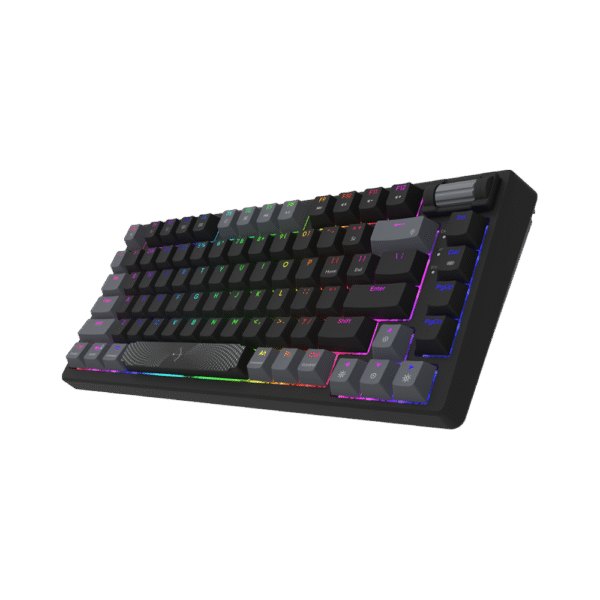 AQIRYS Klawiatura mechaniczna 75%/81 klawiszy przewodowa ADARA MINI LE black/grey