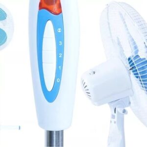 Stojący wentylator ZW41 z oscylacją i regulacją 230V, duży model