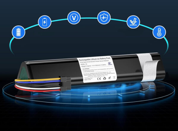 Akumulator do odkurzacza 14.4V 5200mAh Melasta do Neato Botvac D3 D4 D5 D6 D7 model 945-0225 - obrazek 7