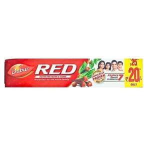 Ziołowa pasta do zębów Dabur RED 36g z ekstraktami ajurwedyjskimi