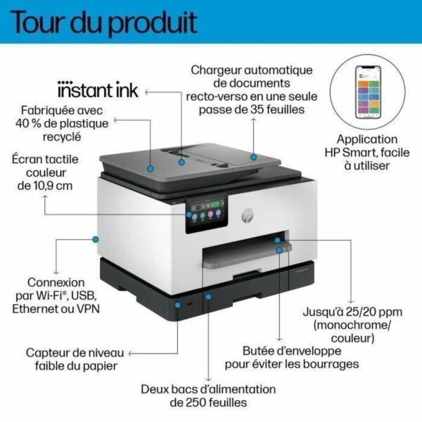 Drukarka Wielofunkcyjna HP Pro 9135e - obrazek 4