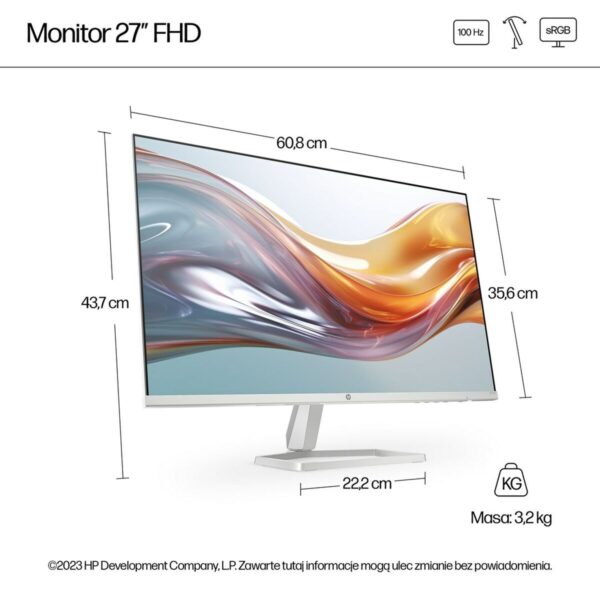 Monitor HP 94F46E9#ABB 27" 100 Hz - obrazek 8