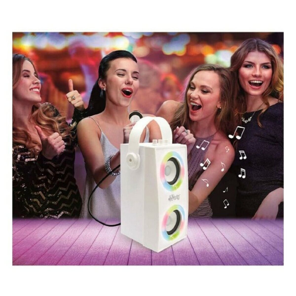 Głośnik Przenośny iParty Lexibook BTP180Z Bluetooth Biały - obrazek 3