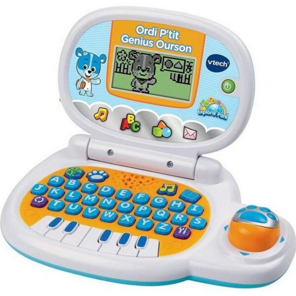 Komputer przenośny Vtech Genius Blue Bear 26 x 5,5 x 19,7 cm Gra edukacyjna FR - obrazek 4