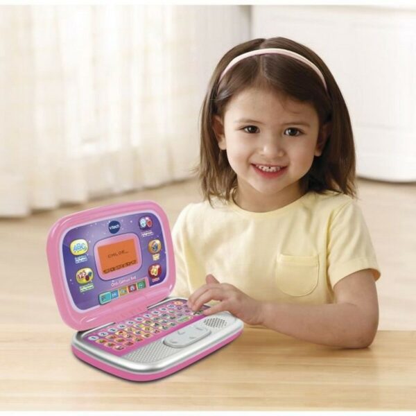 Komputer przenośny Vtech Ordi Genius Kid Gra edukacyjna Różowy Interaktywny Francuski (FR) - obrazek 2