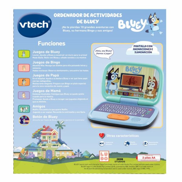 Zabawkowy komputer Vtech Bluey ES - obrazek 4