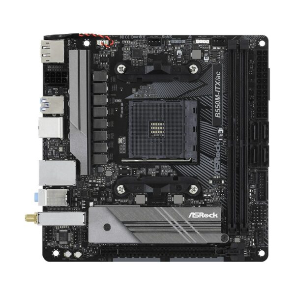 Płyta główna ASRock B550M-ITX/ac AMD B550 AMD AM4 - obrazek 2