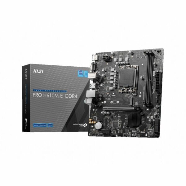 Płyta główna MSI PRO H610M-E DDR4 LGA 1700 H610 INTEL H610 DDR4 mATX