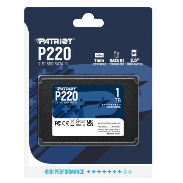 Dysk Twardy Patriot Memory P220 1 TB SSD - obrazek 4