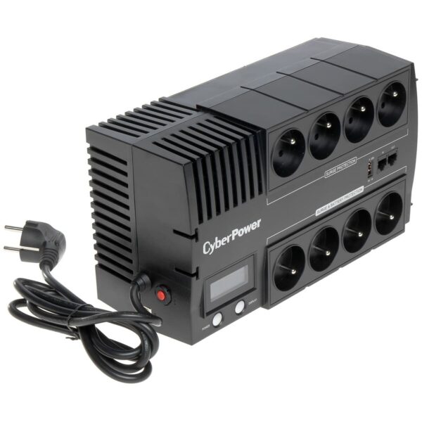 Zasilacz awaryjny UPS Interaktywny Cyberpower BR1000ELCD-FR 600 W - obrazek 3