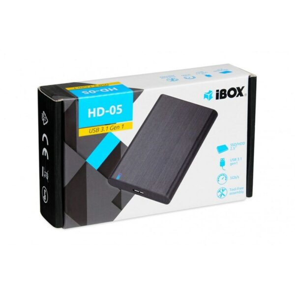 Obudowa zewnętrzna Ibox HD-05 Czarny 2,5" - obrazek 3