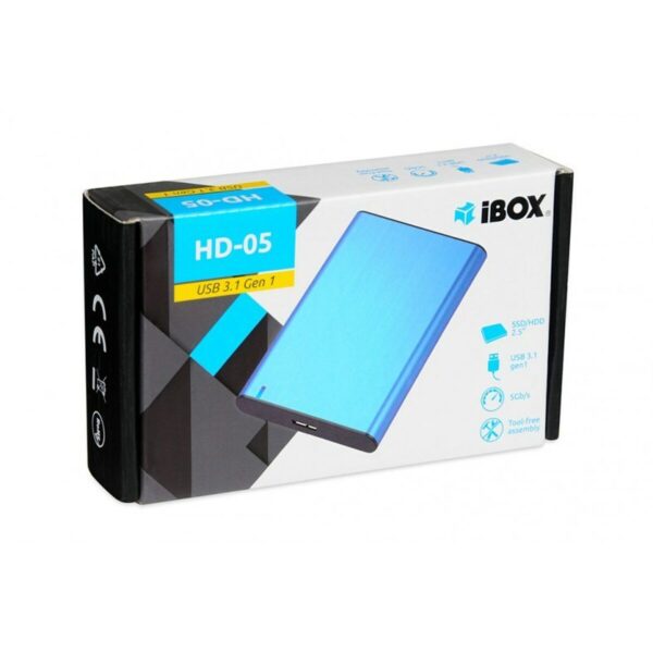 Obudowa zewnętrzna Ibox HD-05 Niebieski 2,5" - obrazek 2