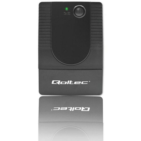 Zasilacz awaryjny UPS Interaktywny Qoltec 53772 360 W 650 VA - obrazek 4