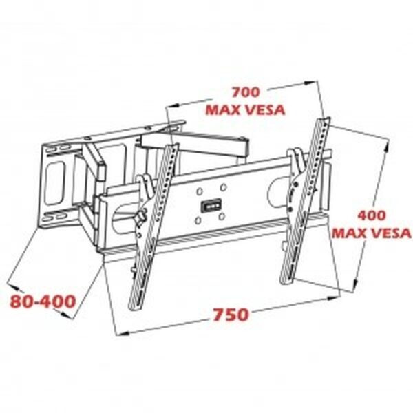 Uchwyt na TV RAMT AR-52 - obrazek 6