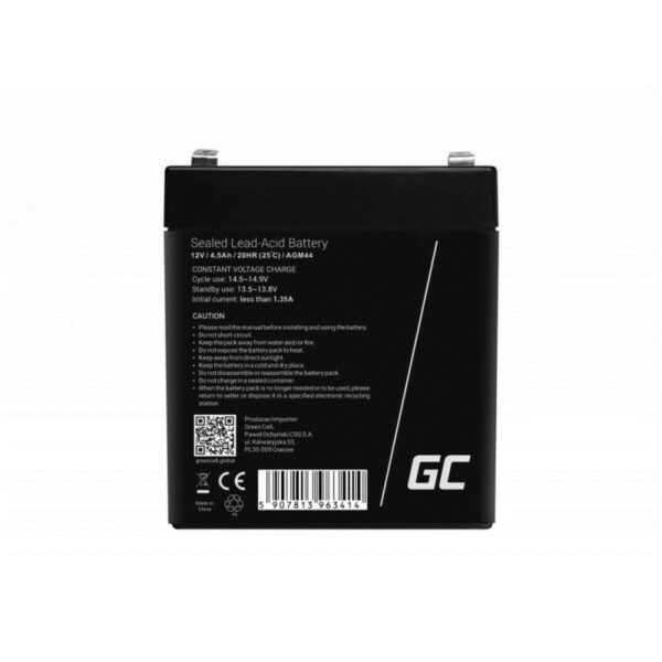 Bateria do Zasilacz awaryjny UPS Green Cell AGM44 45 Ah 12 V - obrazek 4