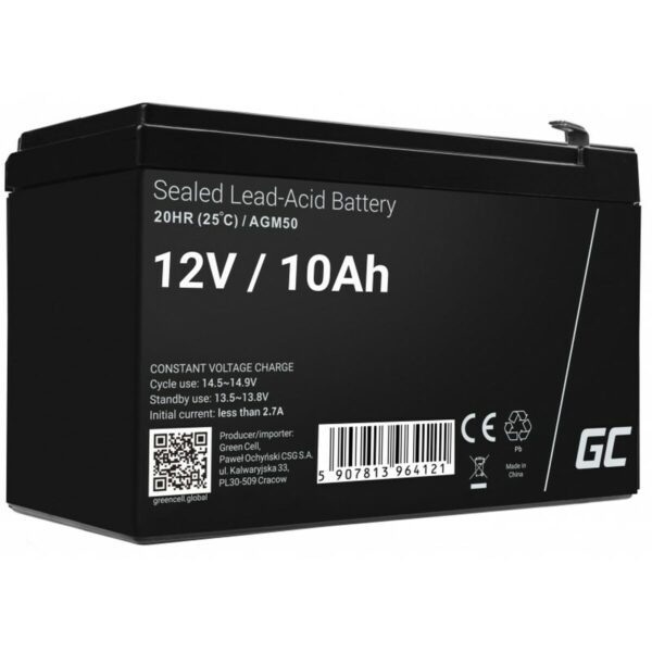 Bateria do Zasilacz awaryjny UPS Green Cell AGM50 10000 mAh 10 Ah 12 V - obrazek 3