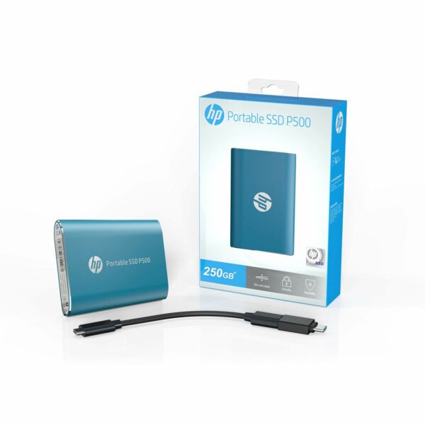 Zewnętrzny Dysk Twardy HP P500 250 GB SSD Czarny - obrazek 2