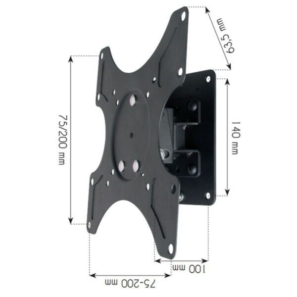 Uchwyt na TV Techly ICA-LCD 2900B 19" 37" 25 kg - obrazek 4